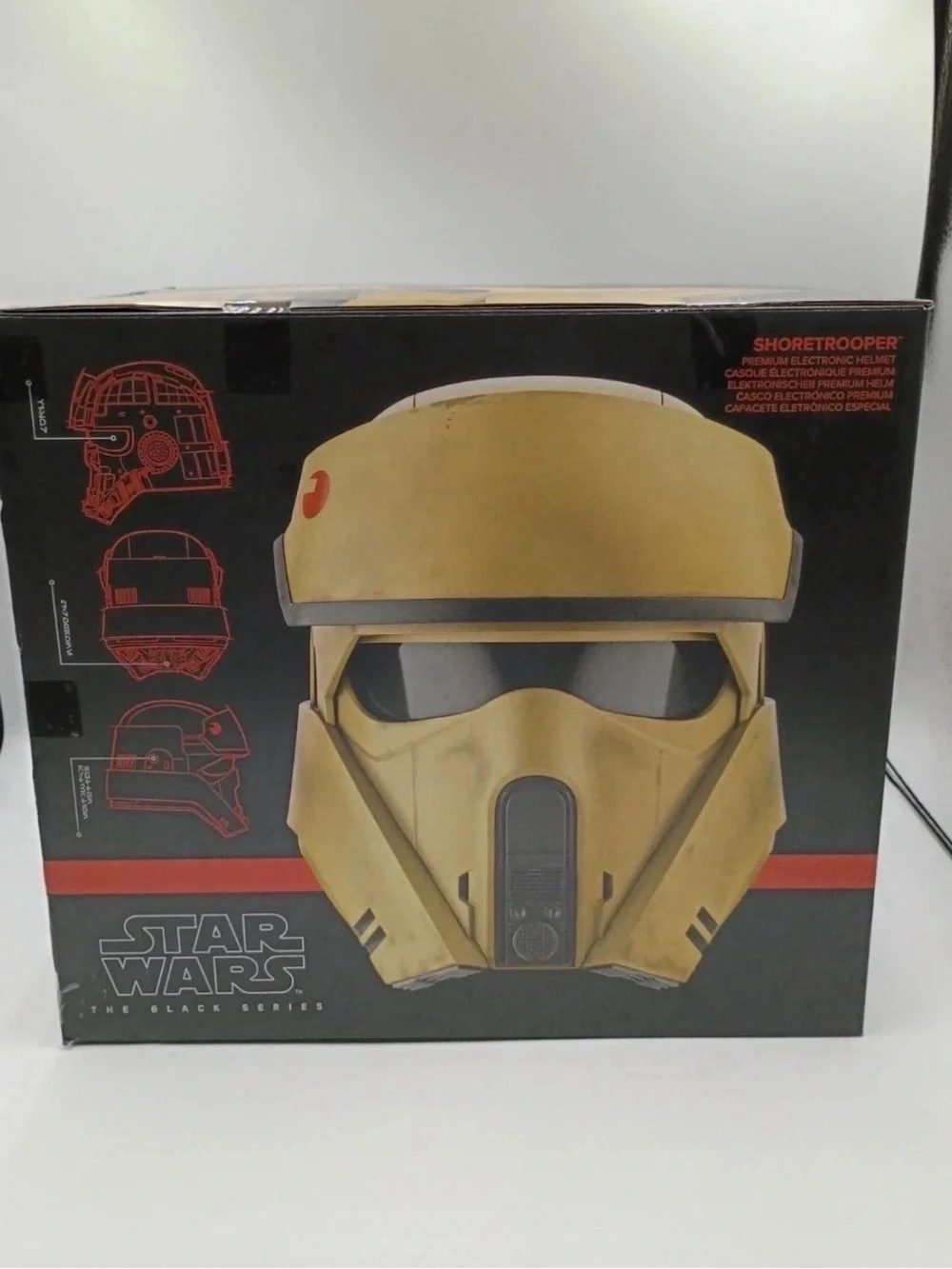 Star Wars The Black Series Shoretrooper Andor Premium Electronic Helmet
